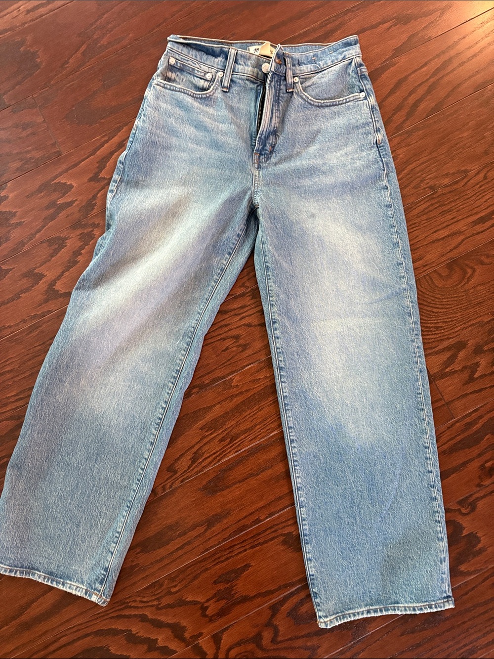 Madewell Light Blue Perfect Vintage Wide-Leg Jeans